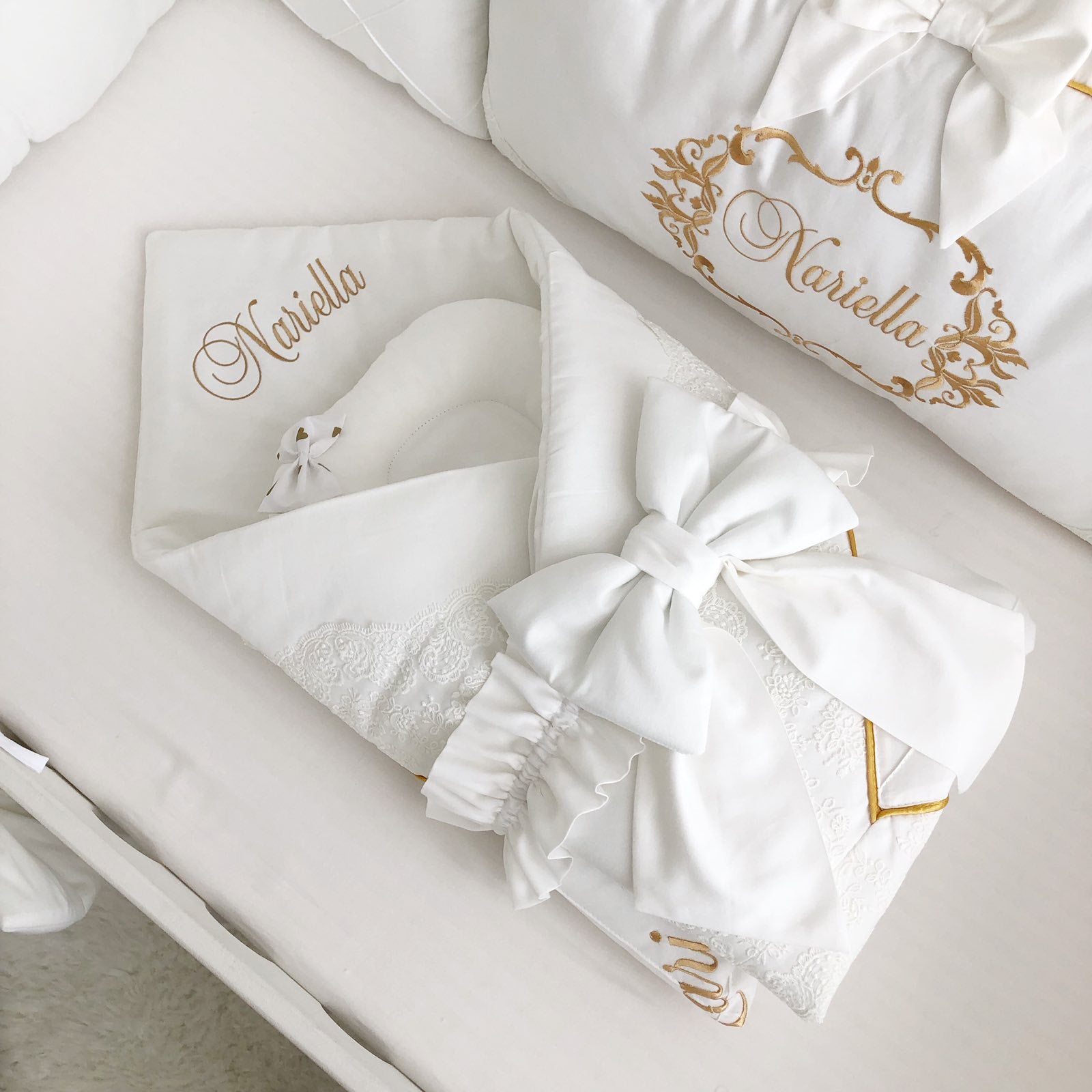 Crib Liners White And Gold Crib Bedding Sets White Baby Blanket