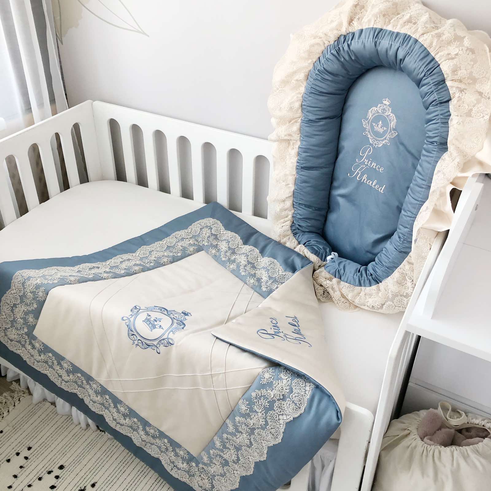 Babylosophy 100% Cotton Muslin Swaddle Blankets - 3 Pack, Soft & Breathable For Newborns (So British Print) - View #3