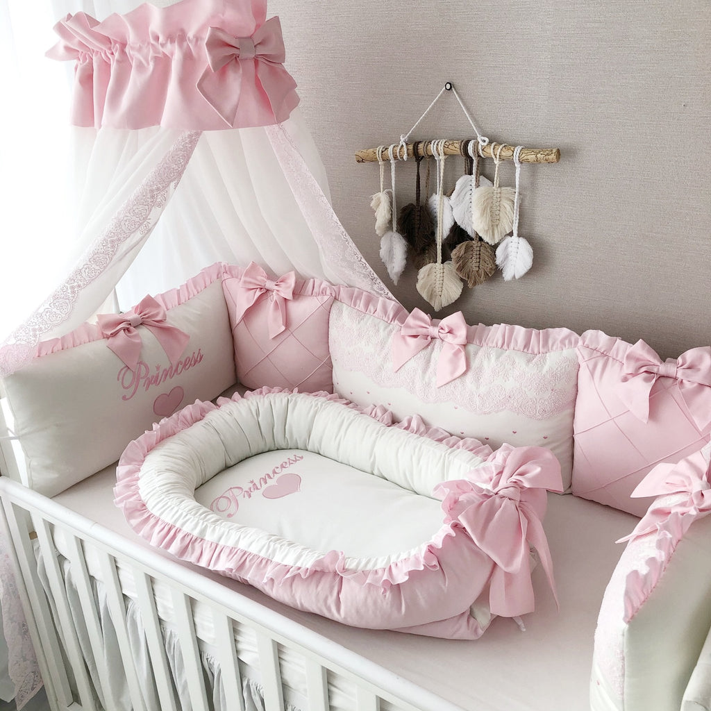 Order Baby Girl Crib Bedding Sets with Bumper – KudikisShop