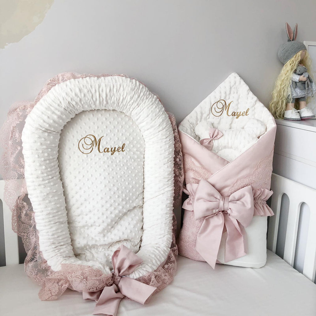 powder pink baby nest